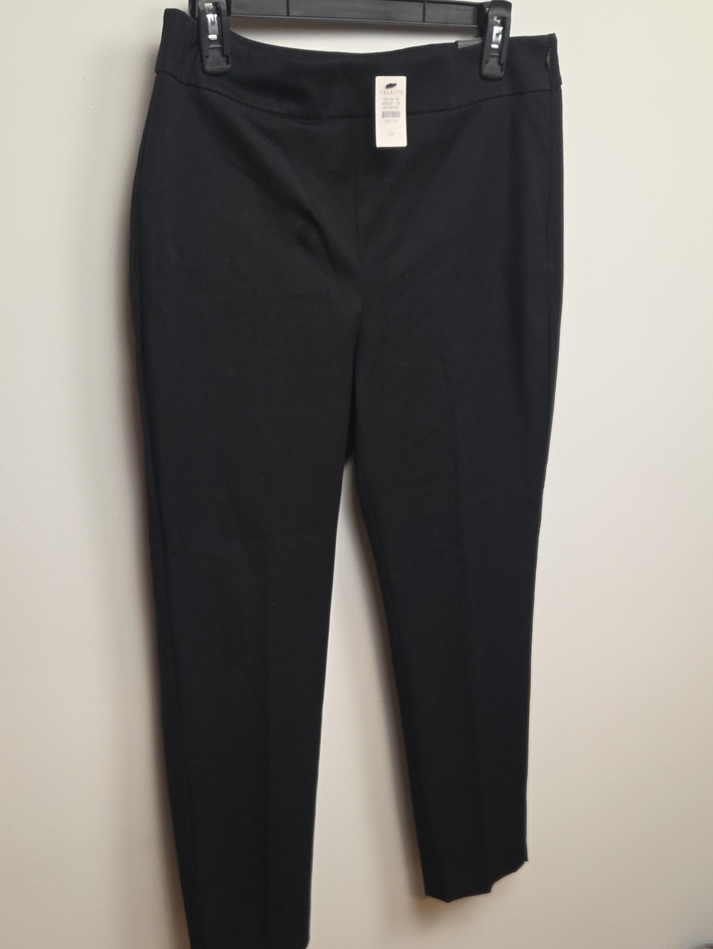 NWT Talbots Black Chatham Ankle Pants Classy Cotton Business Casual Office - 8P - Picture 3 of 12